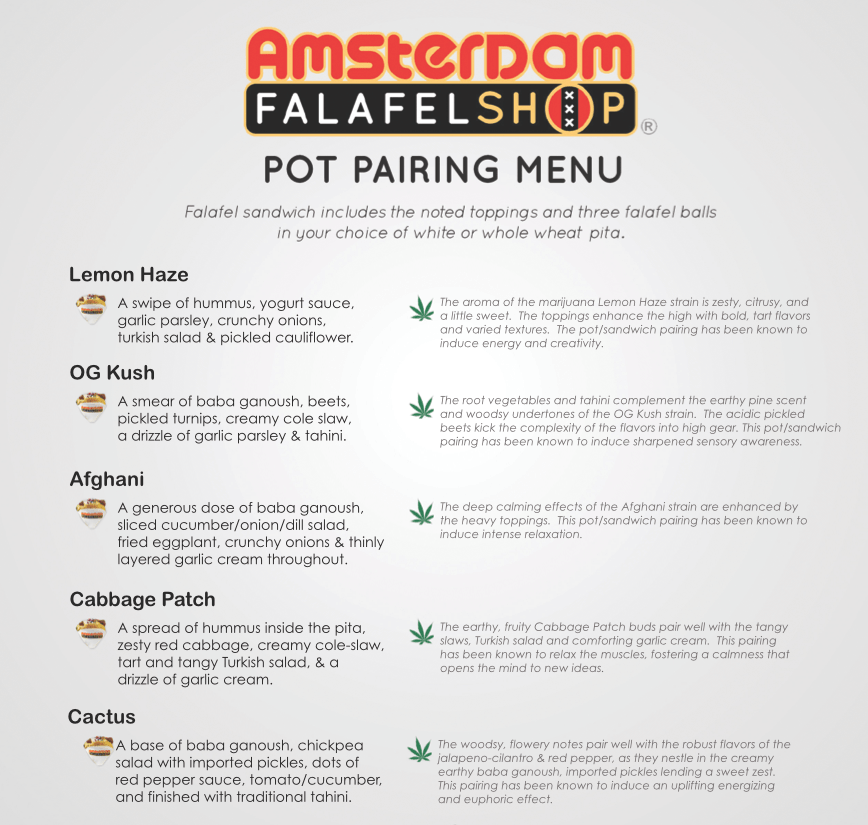 Here are five popular restaurant menu trends, including local foods, healthy choices, food truck cuisine, and more. A Local Restaurant S Marijuana Pairing Menu Wtop News