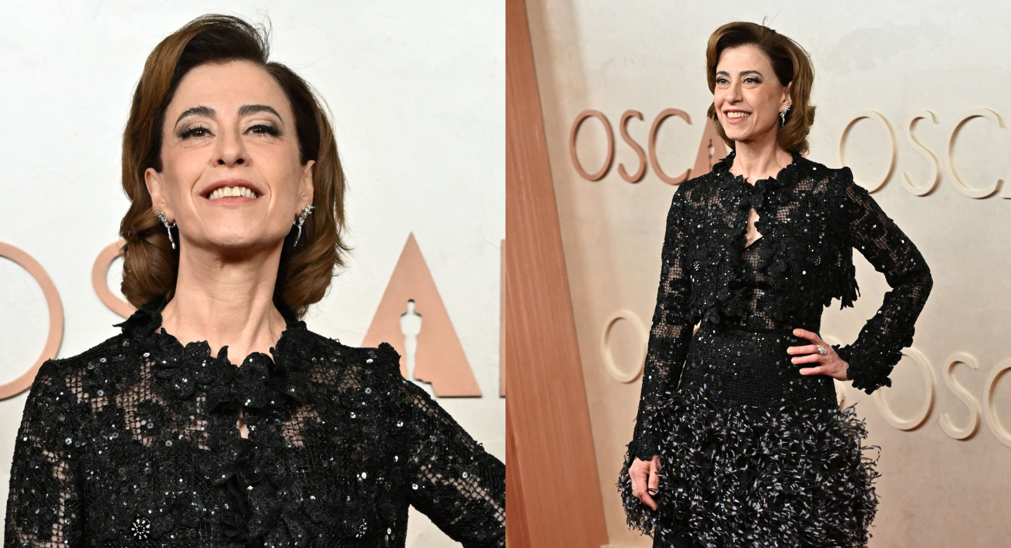 Fernanda Torres Carries Family Legacy on Oscars 2025 Red Carpet in Embroidered Chanel Look