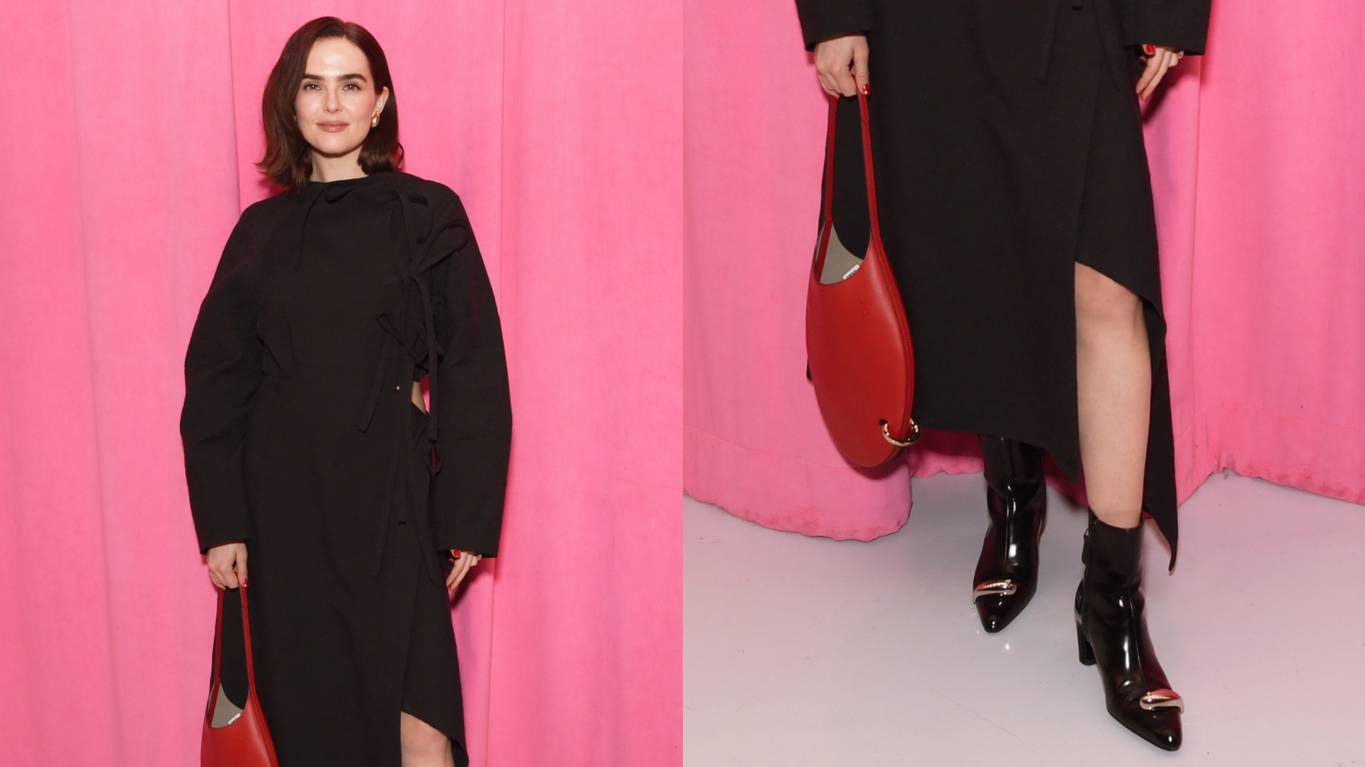 Zoey Deutch Cosigns the Pierced Footwear Trend in Tory Burch Boots