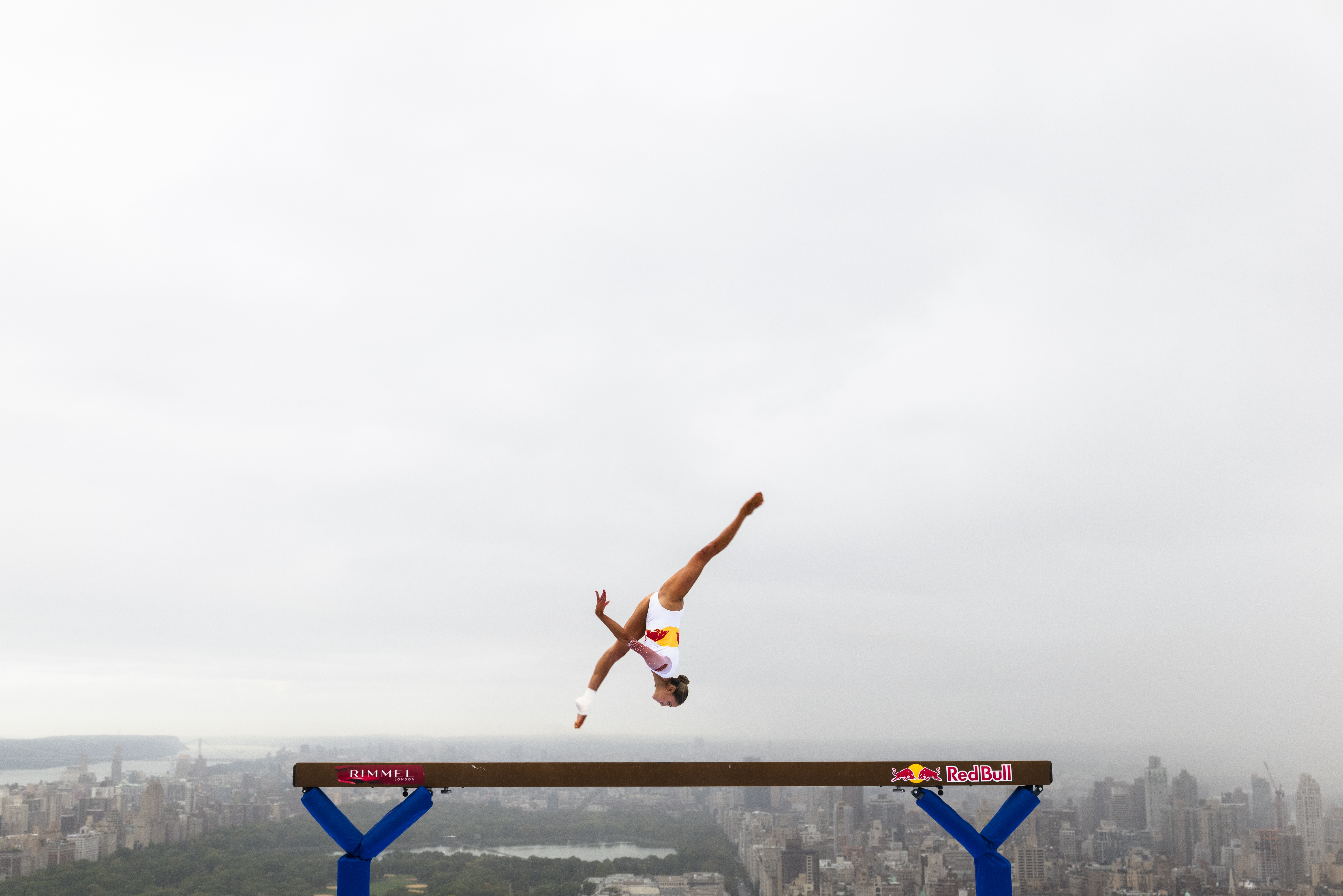 EXCLUSIVE: Gymnast Lily Smith Takes to the Skies Above New York City for Rimmel