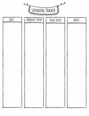 free expense tracker printable customize online