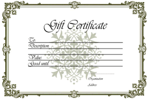 gift certificate templates printable gift certificates for any occasion