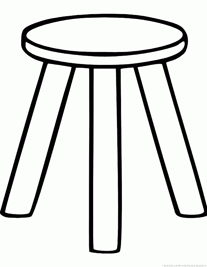 Table Coloring Pages - Table Coloring Pages Printable -