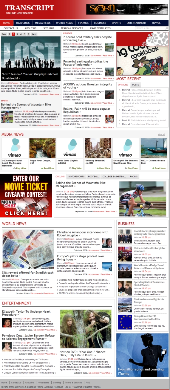 Lt news is a free responsive magazine wordpress theme which is designed especially for magazine and news websites. 55 Best Premium Responsive WordPress Themes in 2015