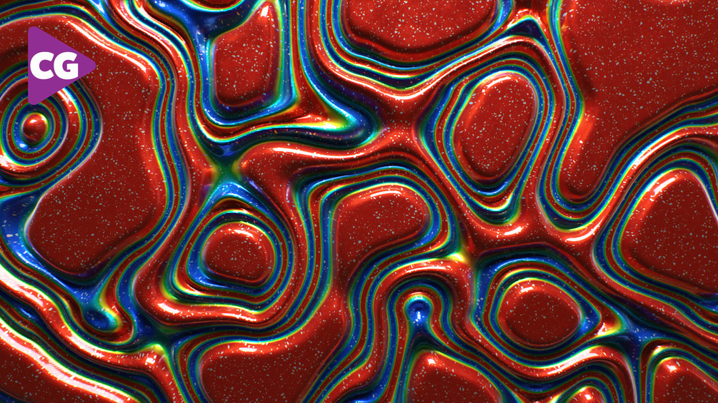 C4D Abstract Texture Animation 3DArt