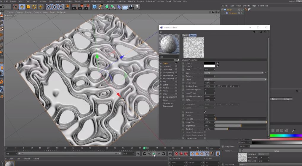 C4D Abstract Texture Animation - 3DArt
