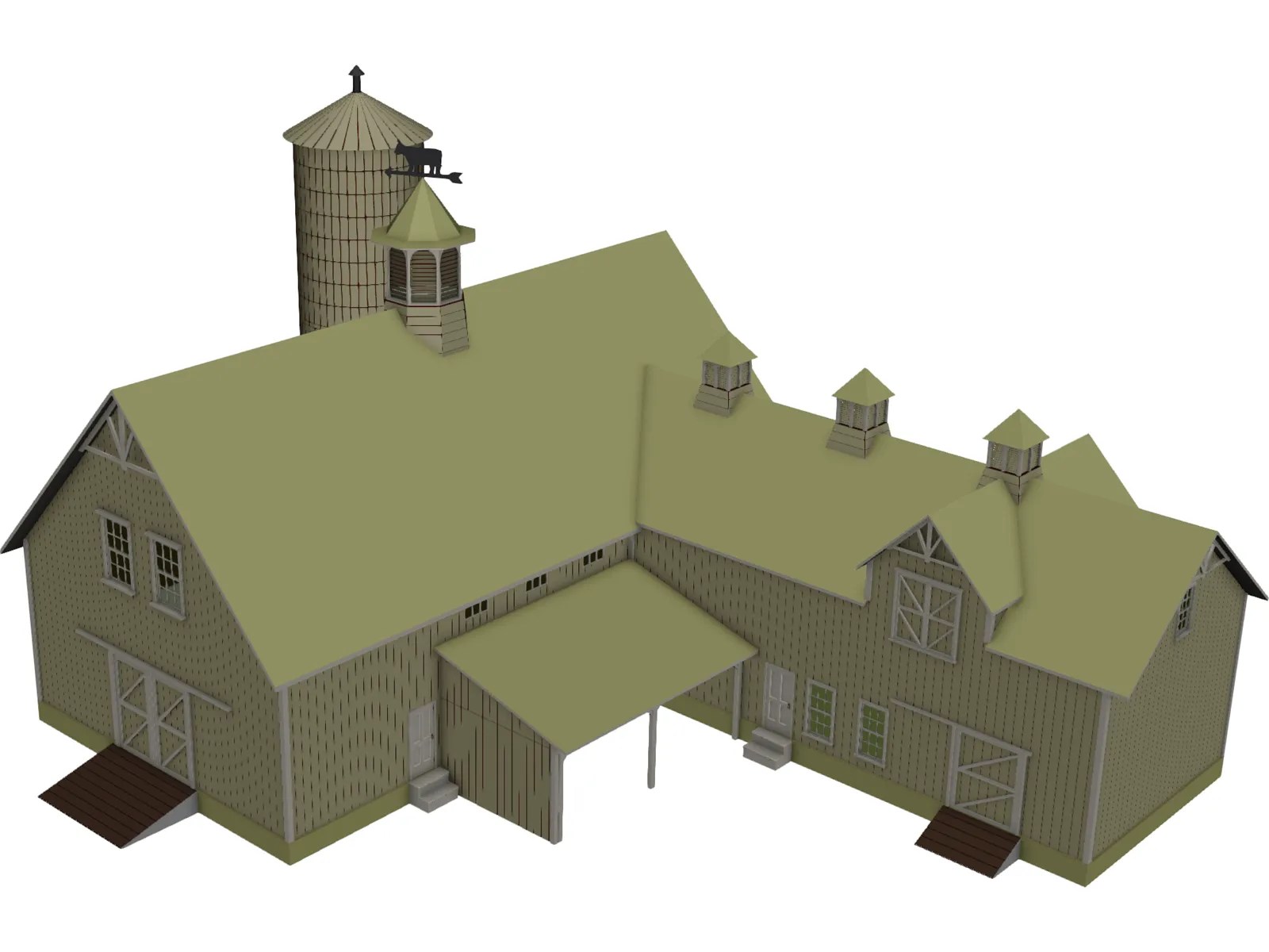 Barn 3d Model 3d Cad Browser