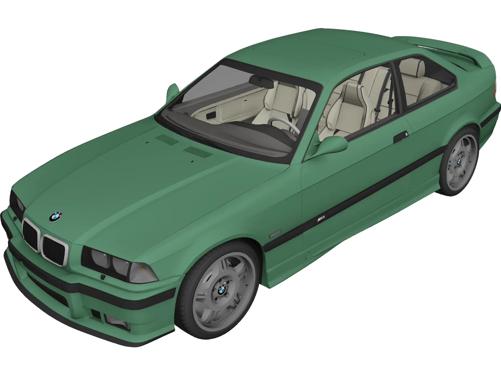 Bmw M3 E36 1997 3d Model 3d Cad Browser