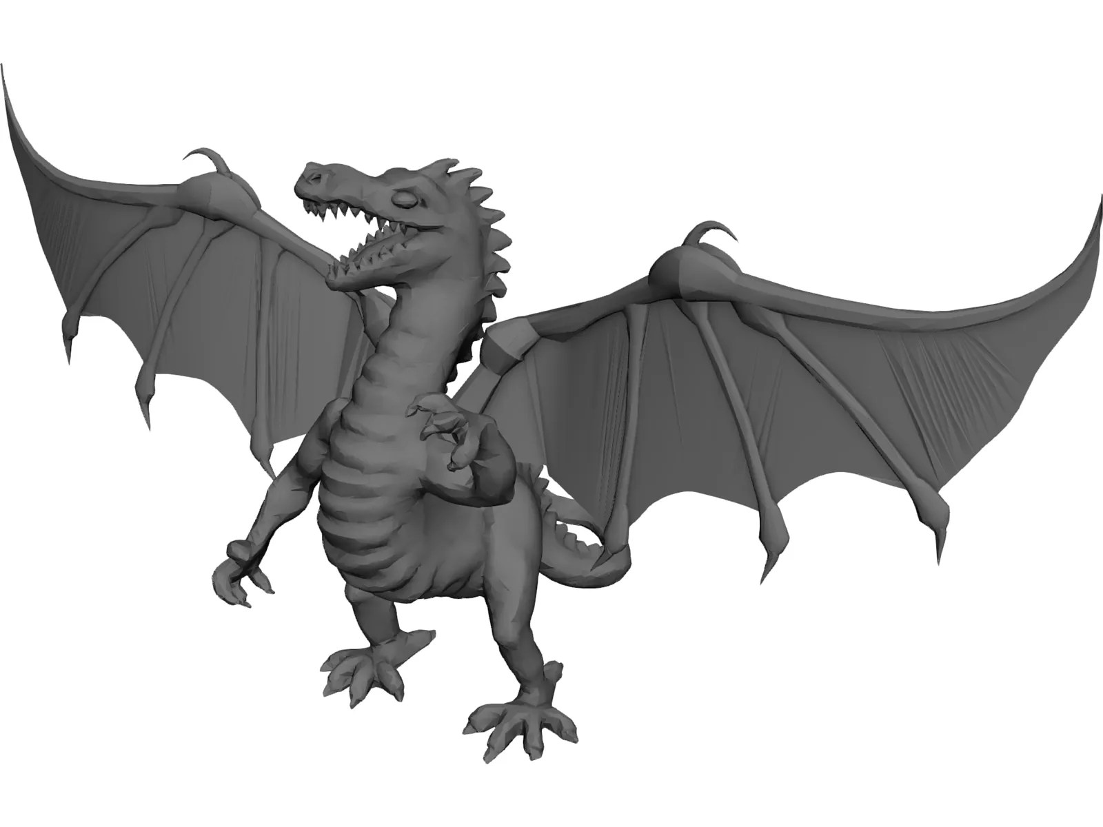 Dragon 3d Model 3d Cad Browser