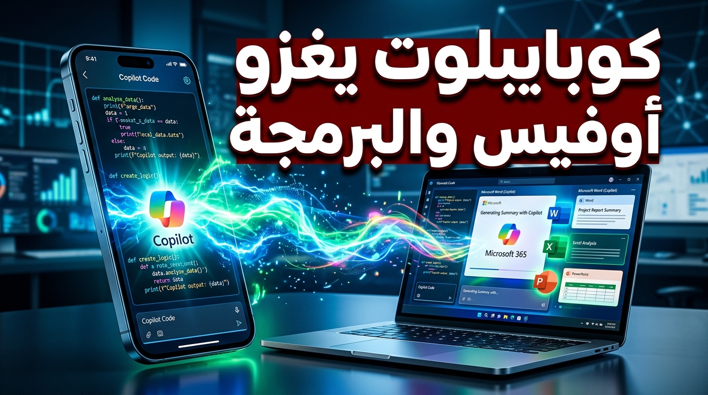ثورة في الإنتاجية: كيف يغير تطبيق &ldquo;كوبايلوت&rdquo; قواعد اللعبة مع أدوات أوفيس والبرمجة؟