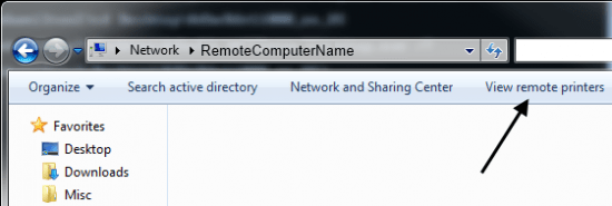 printers installed on this computer