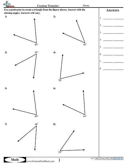 These worksheets will help students learn to use protractors to measure angles. Measuring Angles Worksheets 99worksheets