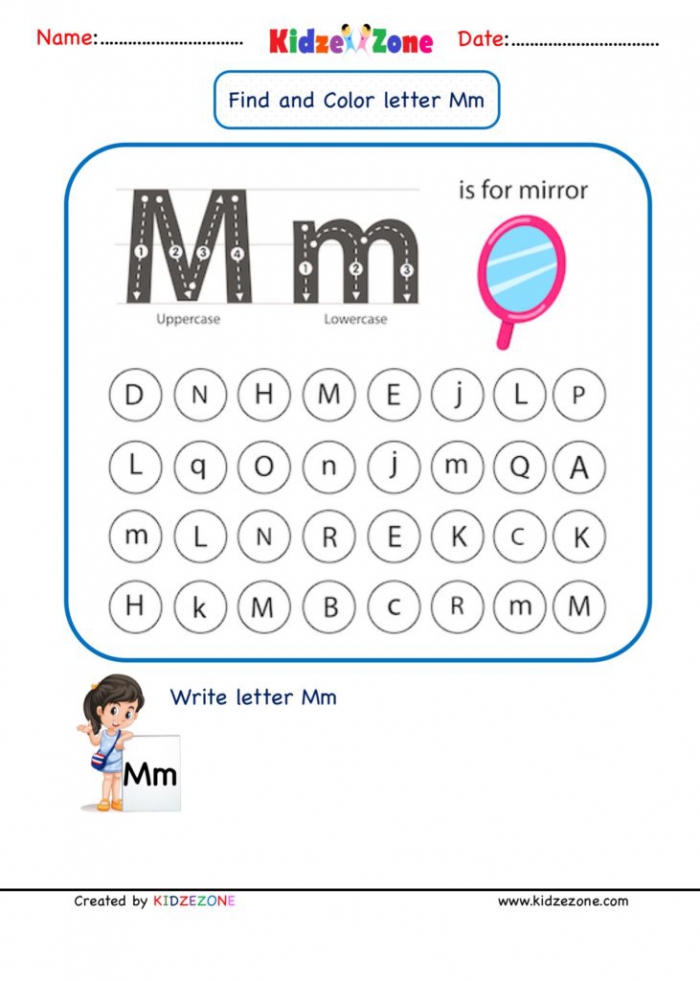 learning the letter m worksheets 99worksheets