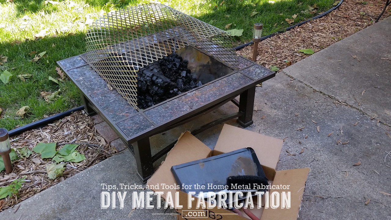 Rusty Fire Pit Rebuild Part 2 First Fire DIY METAL FABRICATION