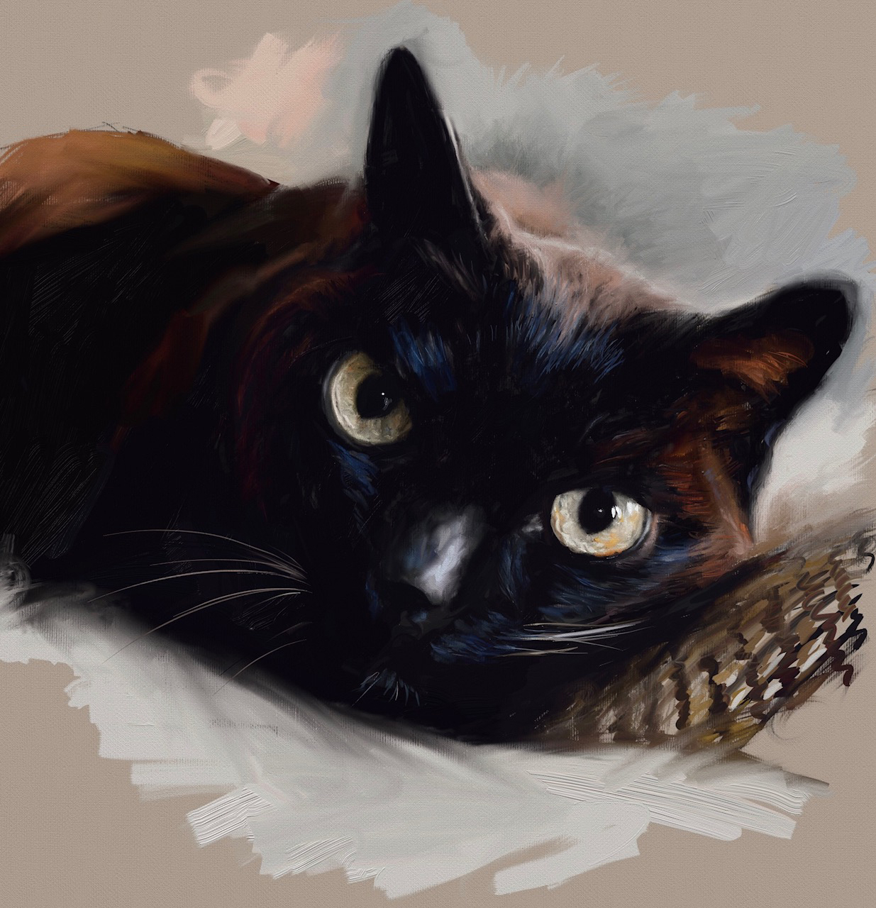 How To Paint A Cat In Oil StepByStep With & Nacho