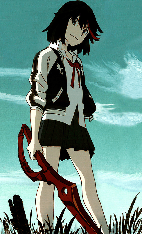 Was ordered to kill allen, he sliced up his face all around his left eye, . Ryuuko Matoi â¢ Kill la Kill â¢ Absolute Anime