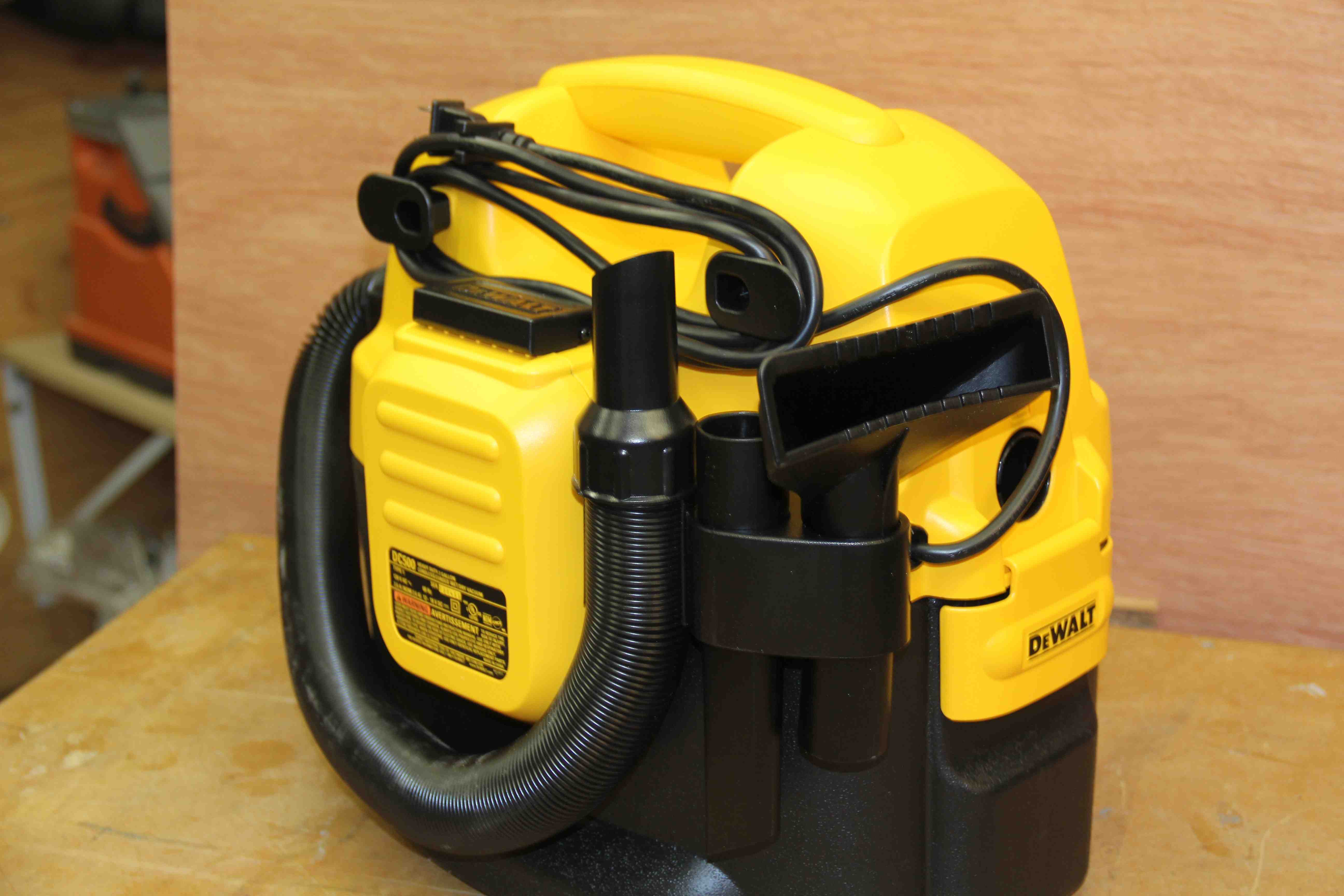 Also available is a hepa cartridge filter as well, though for job site regulations in some jurisdictions you must use a dust extractor shop vac. DEWALT DC500 Vacuum