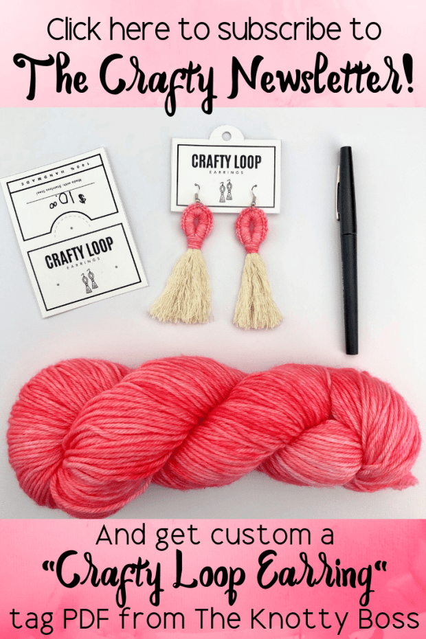 Crafty 2025 loop earrings