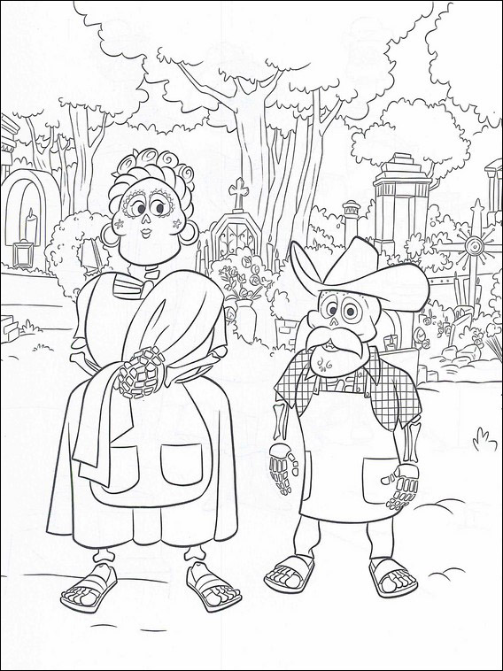 While coco arrives in theaters on november 22, you can print and color these free coco movie coloring pages and activity sheets today! Coco Printable Coloring Sheets 18