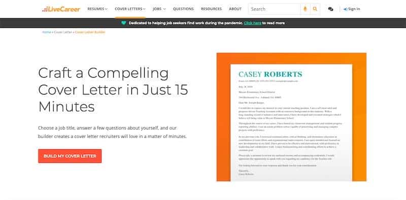Writing a cover letter is essential when applying for jobs. 15 Best Cover Letter Templates Of 2021 Perfect To Get Hired