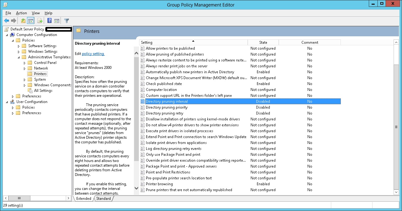 active directory print server
