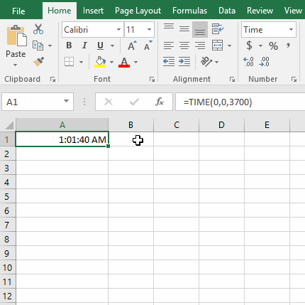 Fungsi TIME pada Excel dan Contohnya - Advernesia