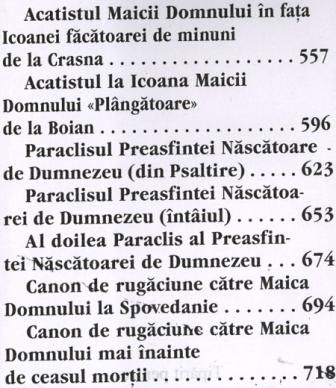 Buchet De Acatiste Ale Maicii Domnului