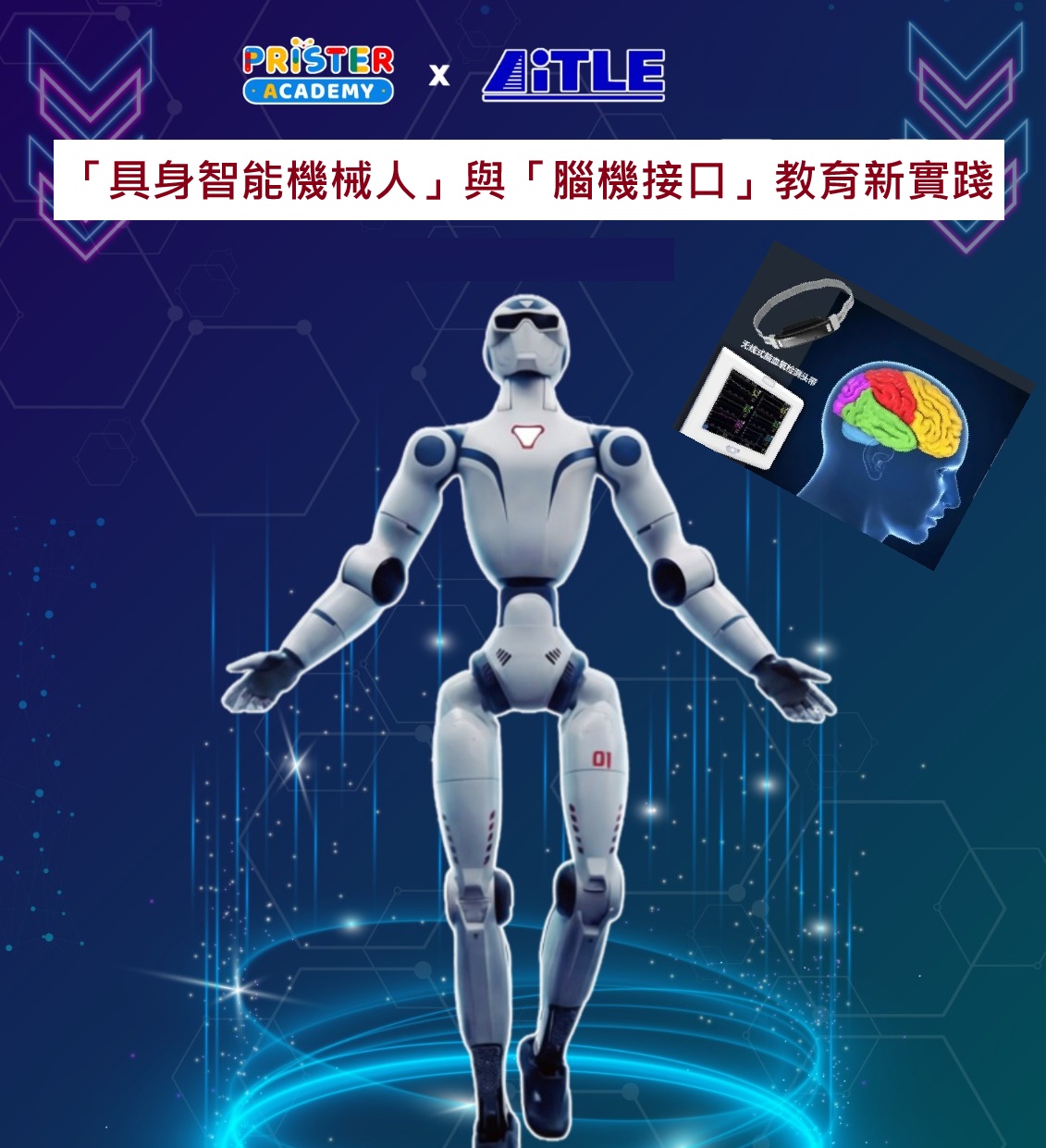 Human robot & Brain