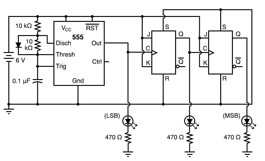 Digital Counter Circuit Diagram Wiring Diagram
