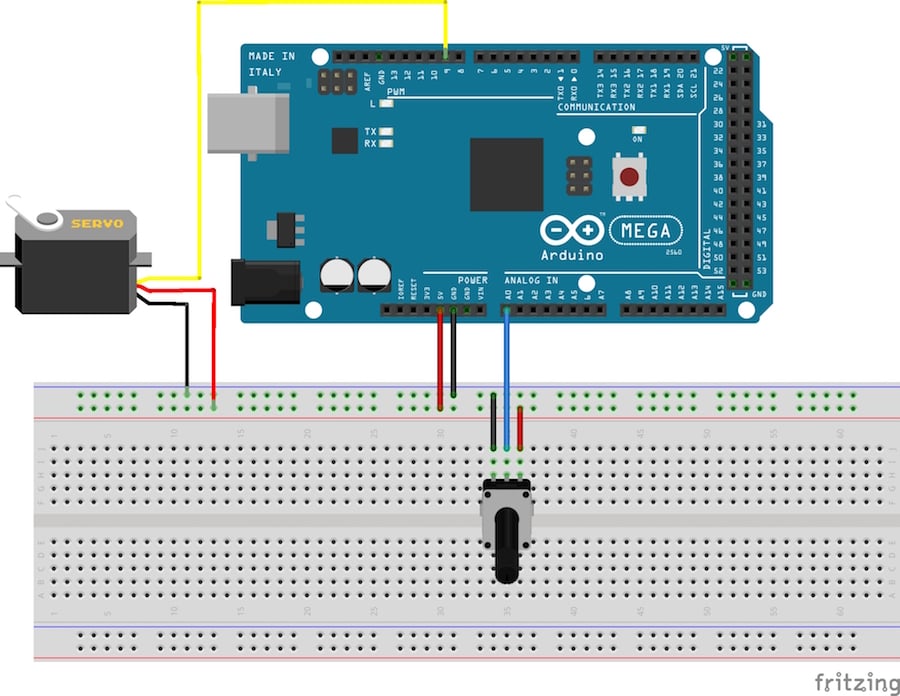Wiring Diagram Of Servo Motor Arduino - Circuit Diagram