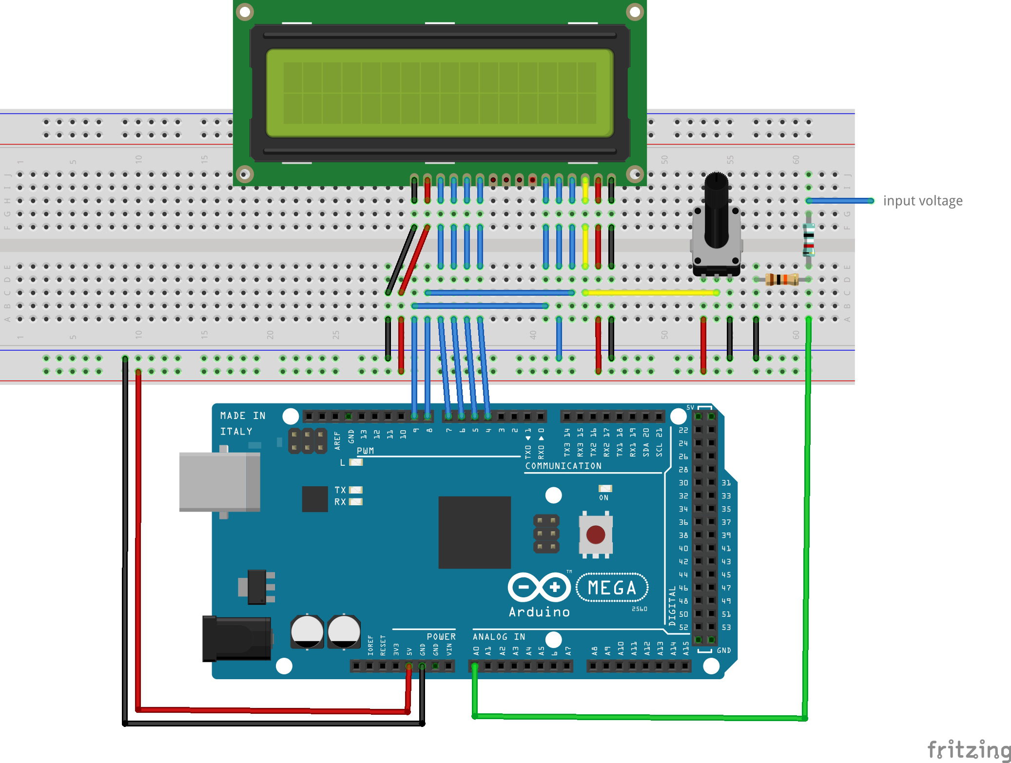 Simple Circuit Diagram Of Digital Voltmeter - Circuit Diagram
