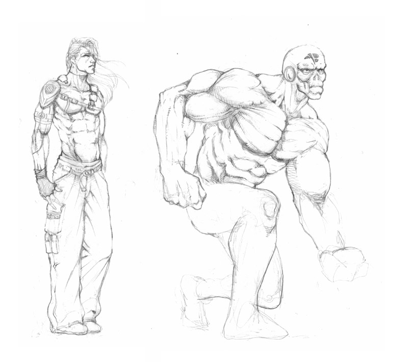 Cgtalk Concept Art Character Sketches
