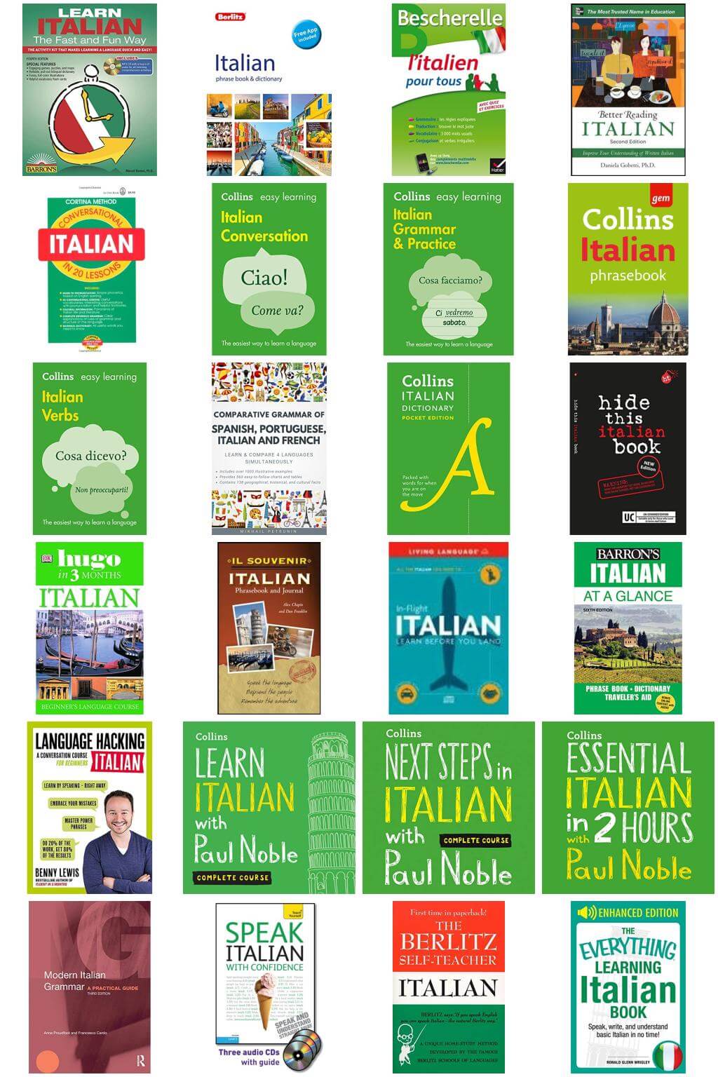 Allez Elizabeth ITALIAN LANGUAGE LEARNING RESOURCES BOOK LIST