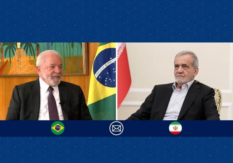 رسالة تهنئة من بزشكيان بمناسبة فوز دا سيلفا في الانتخابات الرئاسية البرازيلية