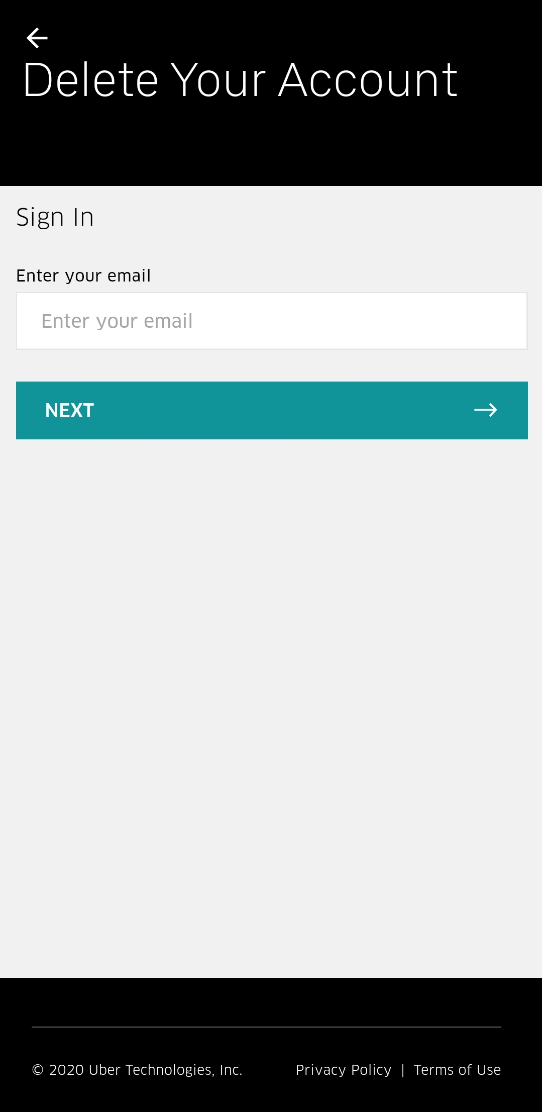 Sign in email or mobile number. How To Delete Your Uber Account For Good