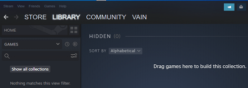 How To View Hidden Games On Steam Hidden 1 