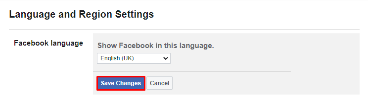 Mobile number or email address. How To Change The Default Language On Facebook
