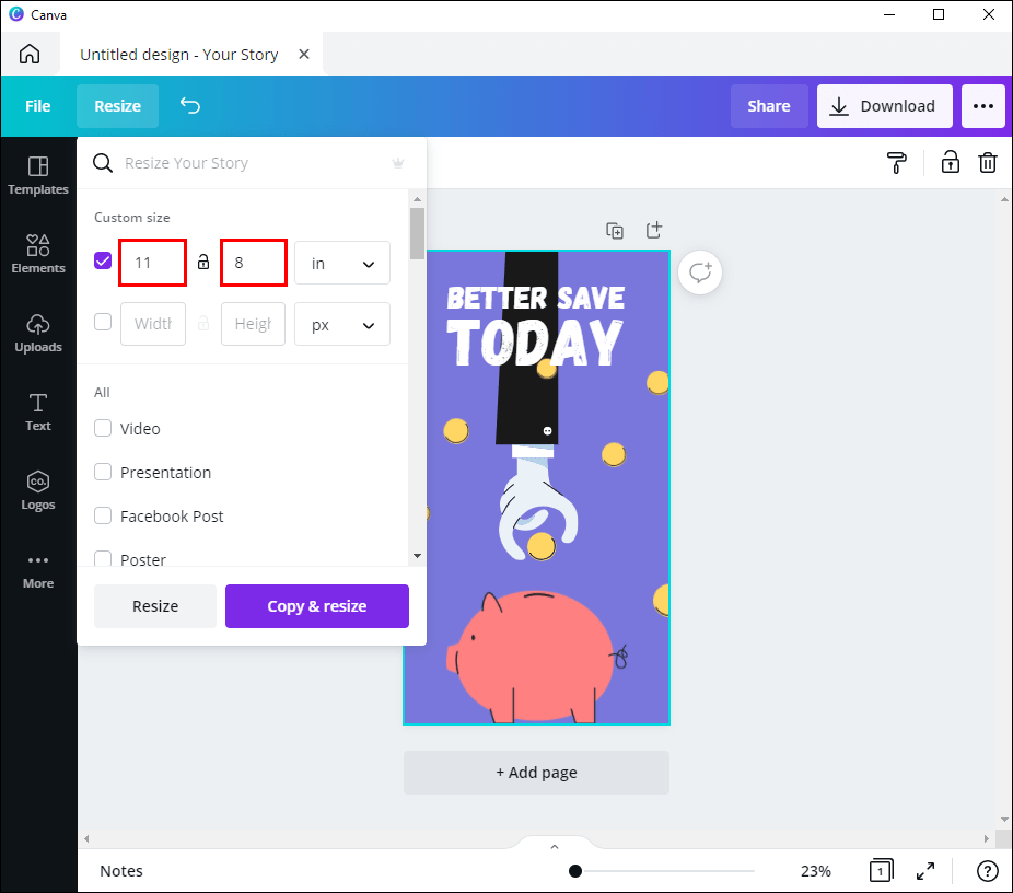 Salah satu alasan mengapa canva banyak digunakan oleh pemula karena aplikasi ini menyediakan . How To Change To Landscape In Canva