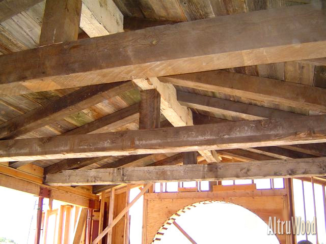 If all else fails, you can use a conve. Reclaimed Douglas Fir Beams | AltruWood