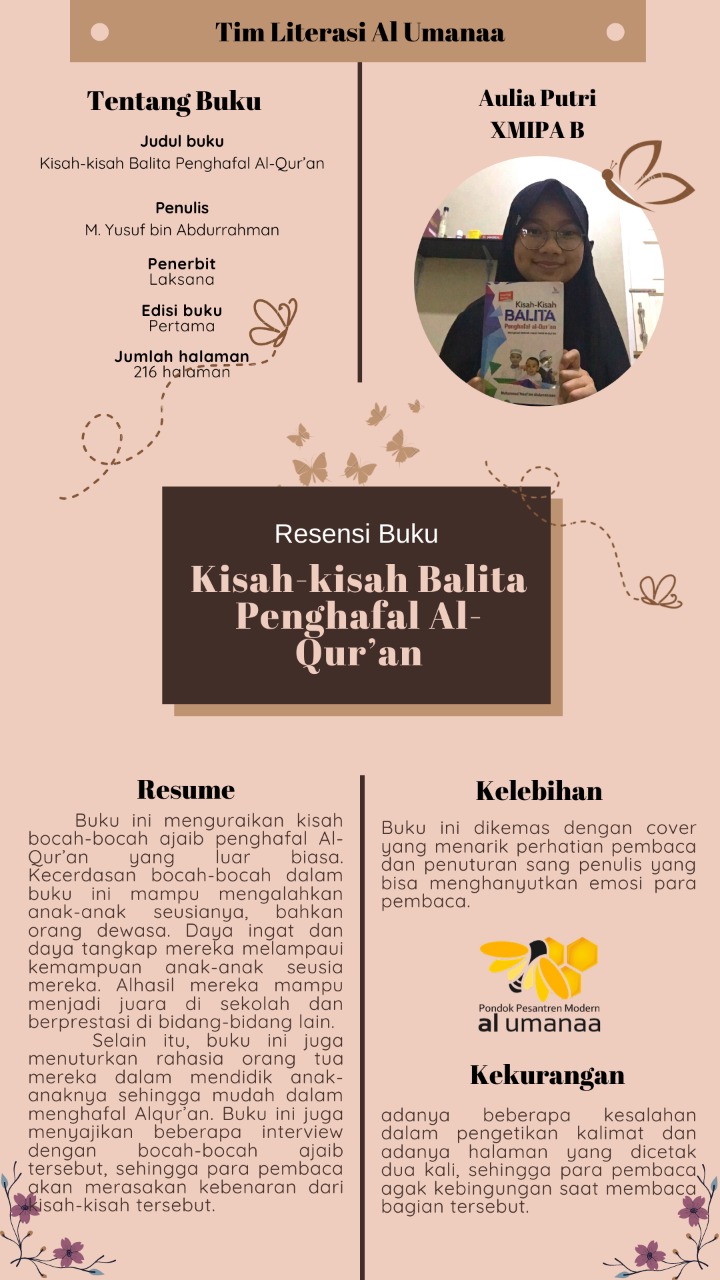 Resume: Kisah-Kisah Balita Penghafal Al Qur&rsquo;an - Pondok Pesantren Modern Al  Umanaa