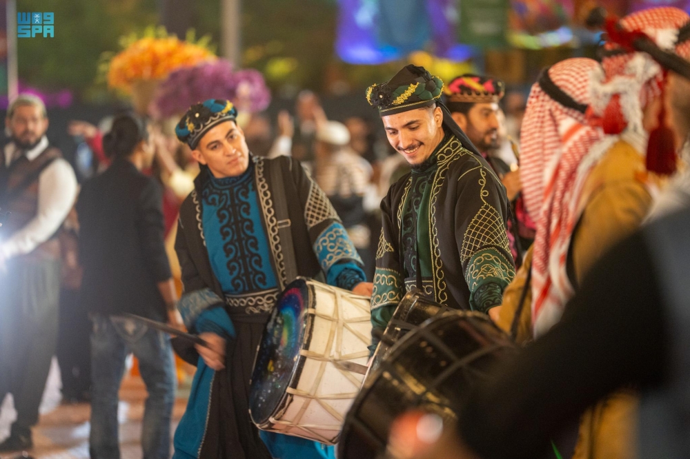 عروض فنية وأركان تراثية.. تدشين فعاليات ثقافة الشام في انسجام عالمي