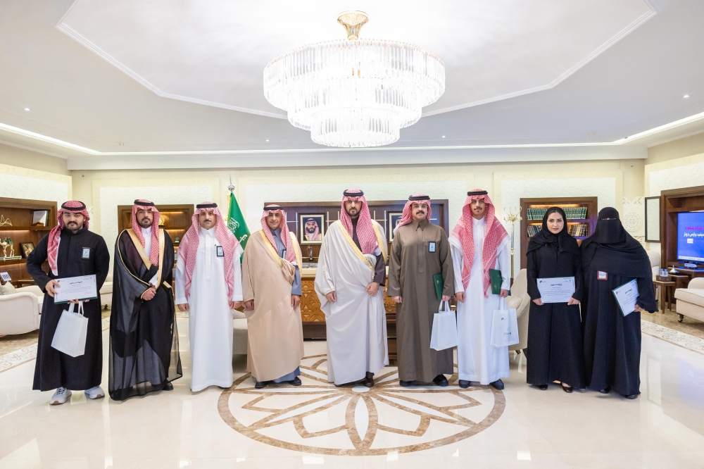 نائب أمير الشرقية يستقبل الفائزين في مسابقة يوم الابتكار بإمارة المنطقة