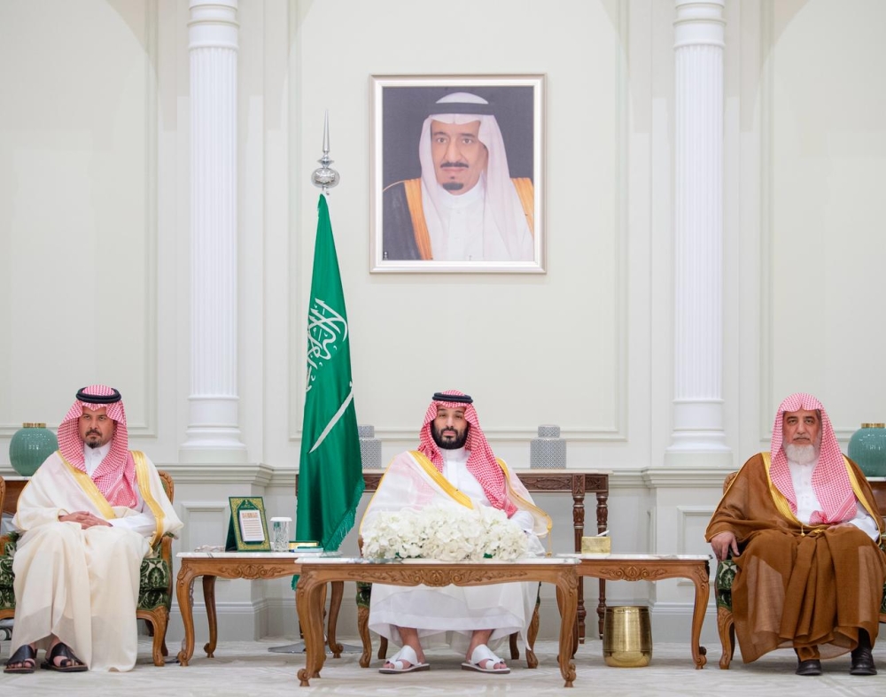 عاجل: ولي العهد يستقبل المهنئين بشهر رمضان في المدينة المنورة
