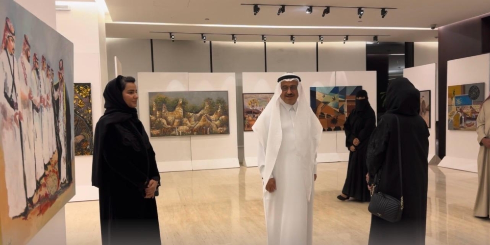 الفنون التشكيلية ترسم ملامح الوحدة الوطنية في ملتقى التأسيس
