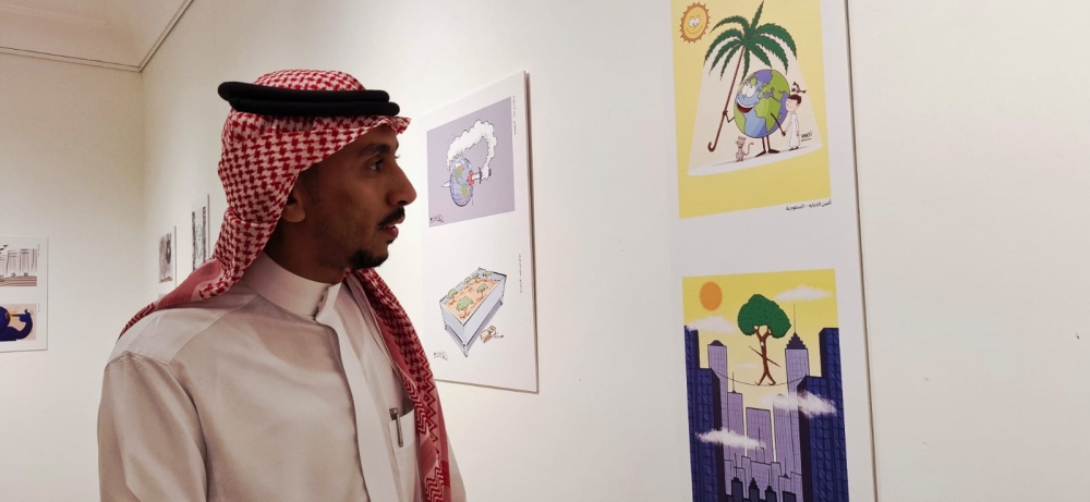 بالفيديو.. الأحساء تجمع 200 فنان من 56 دولة في معرض &laquo;أثرك أخضر&raquo;