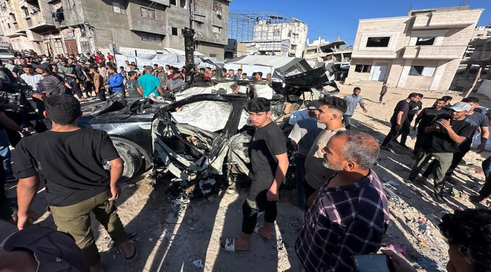استشهاد 4 فلسطينيين في قصف الاحتلال مركبة غرب مدينة غزة
