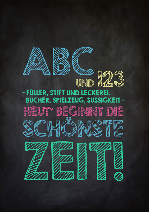 Die 10 schönsten Sprüche zur Einschulung - amicella.de