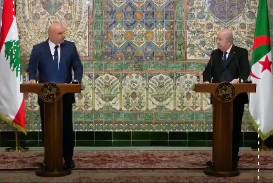 الرئيس اللبناني من الجزائر: المغرب بلد شقيق ونرفض التدخل إلا بالمؤازرة الرئيس اللبناني من الجزائر: المغرب بلد شقيق ونرفض التدخل إلا بالمؤازرة