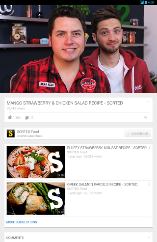 Youtube for Android 5.7.41
