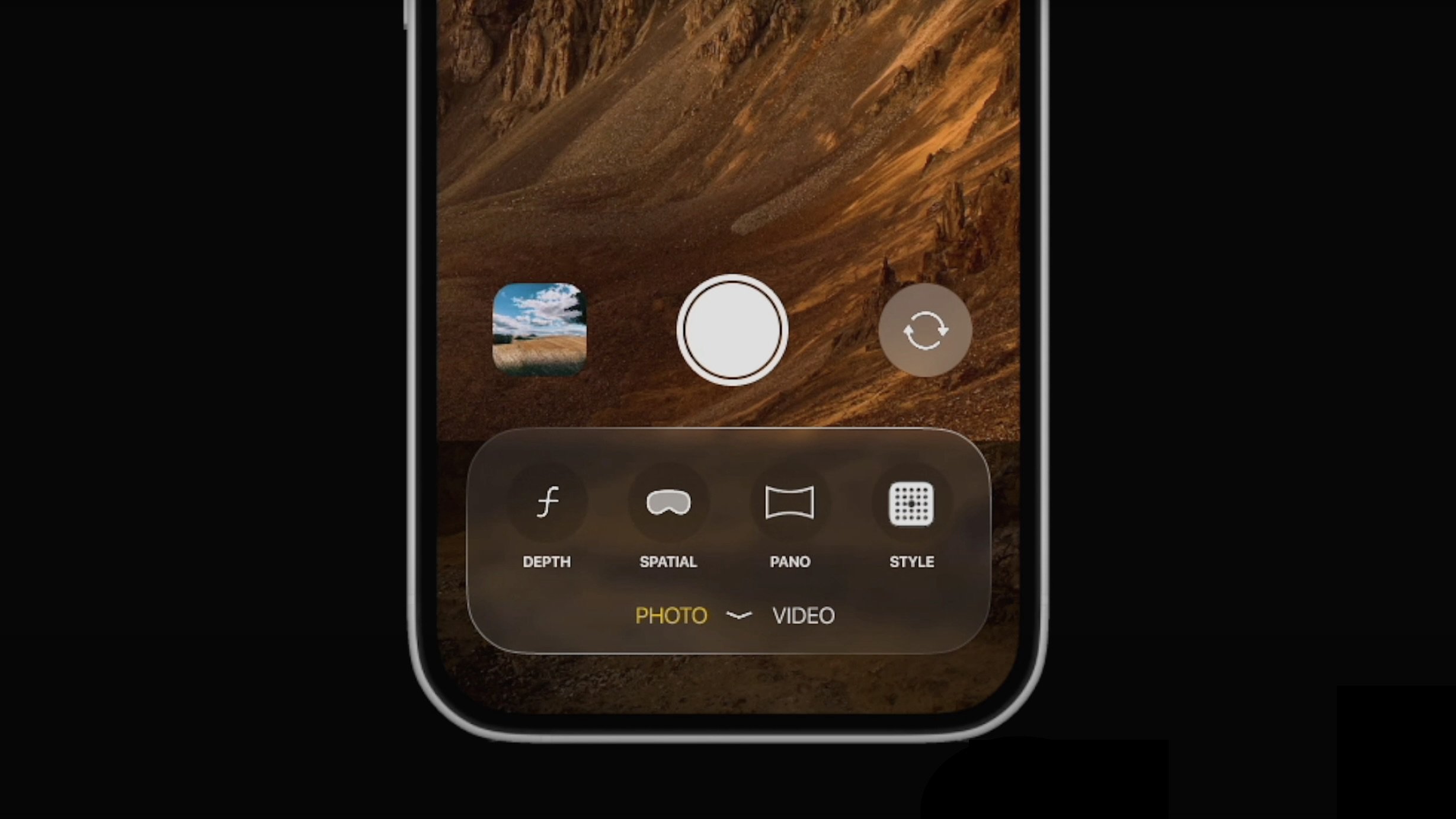 iOS 19 유출로 VisionOS에서 영감을 받은 카메라 앱 재설계가 드러났습니다.